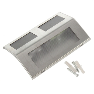 Solar Power Stair Step Fence Lamp