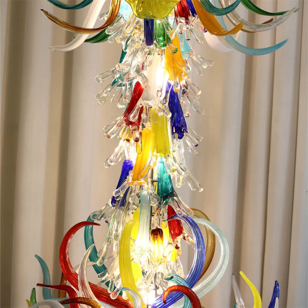 Blown Glass Floor Lamp 11