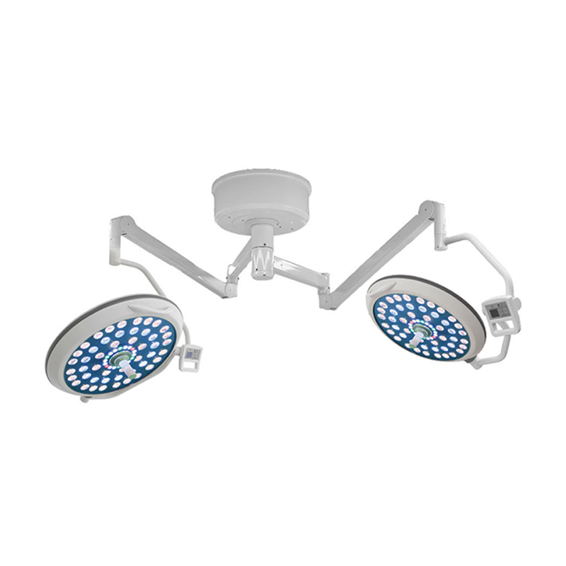 E700/700 LED Surgical Operating Light Ceiling Mounted Double Dome 120000 Lux Shadowless Lamp for Hospital