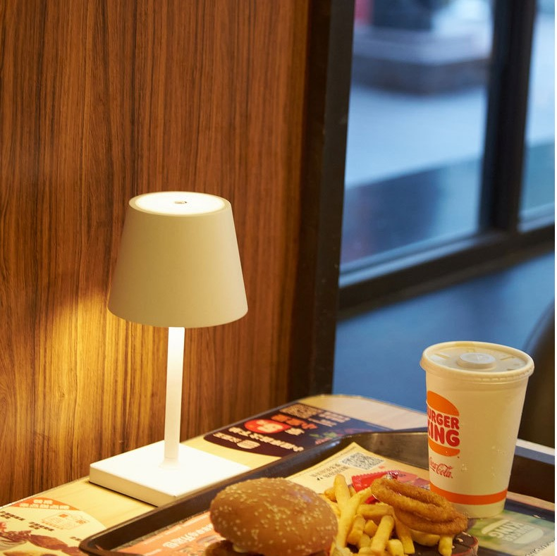 Waterproof Wireless Table Lamp Rechargeable LED Bedside Light
