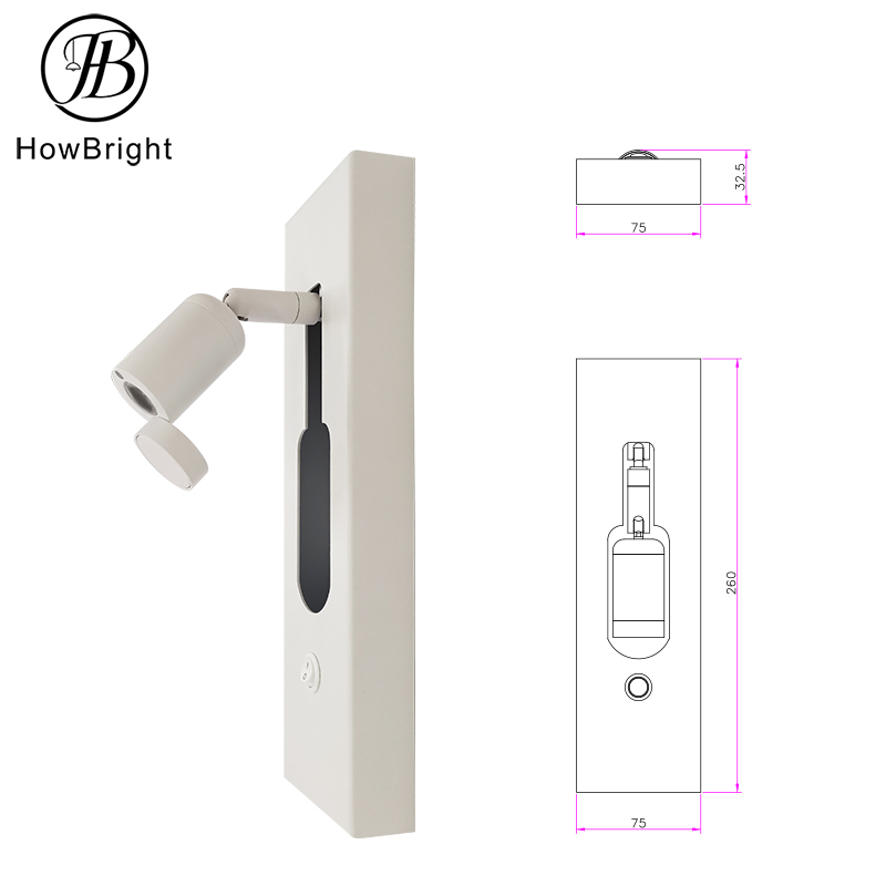 LED Wall Sconces Interior Decorative Bedroom Reading Light Shabbat Wall Lamps