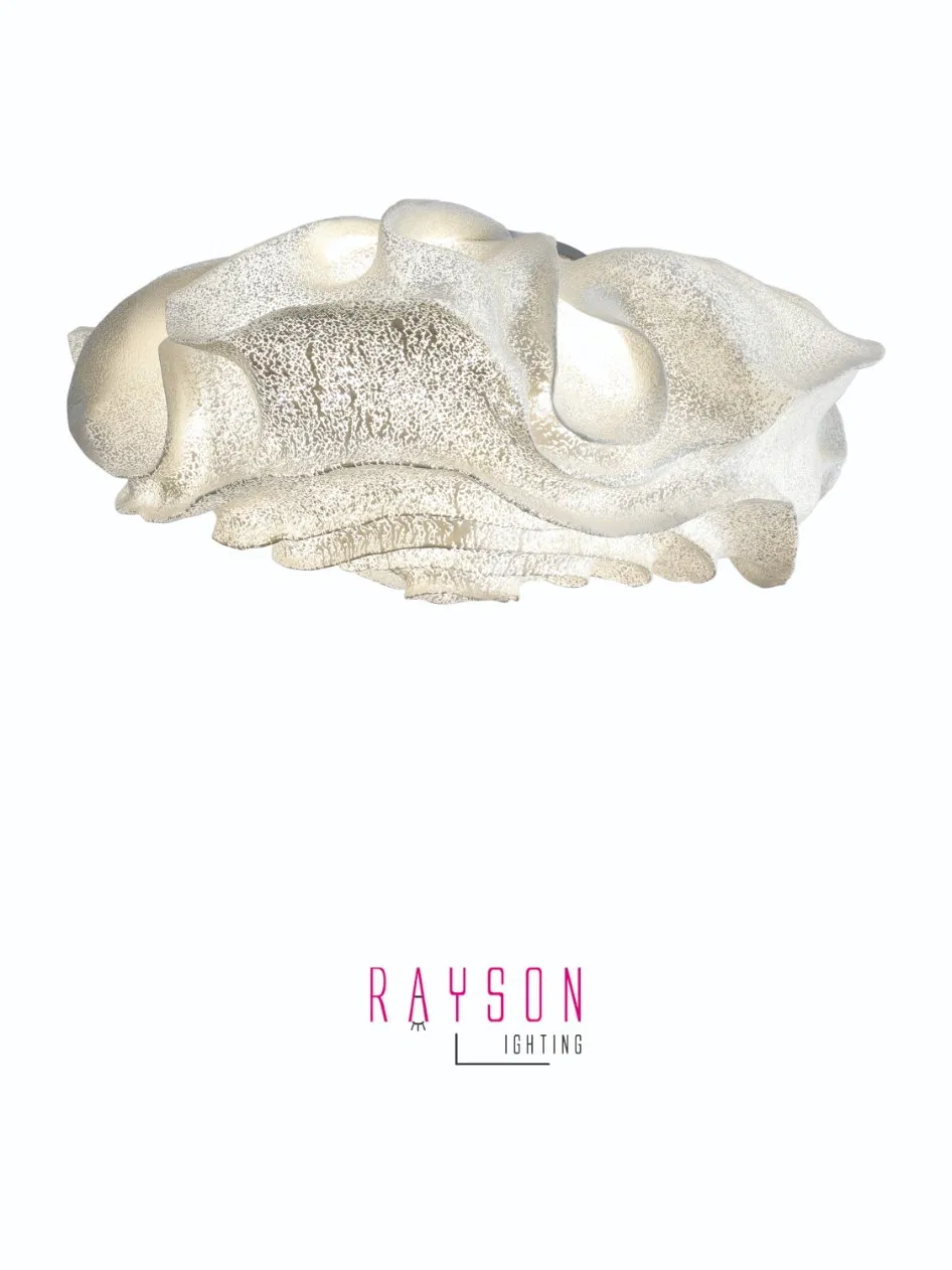 Sleek Stainless Steel Modern Cloud Ceiling Lamp for Stylish Interiors