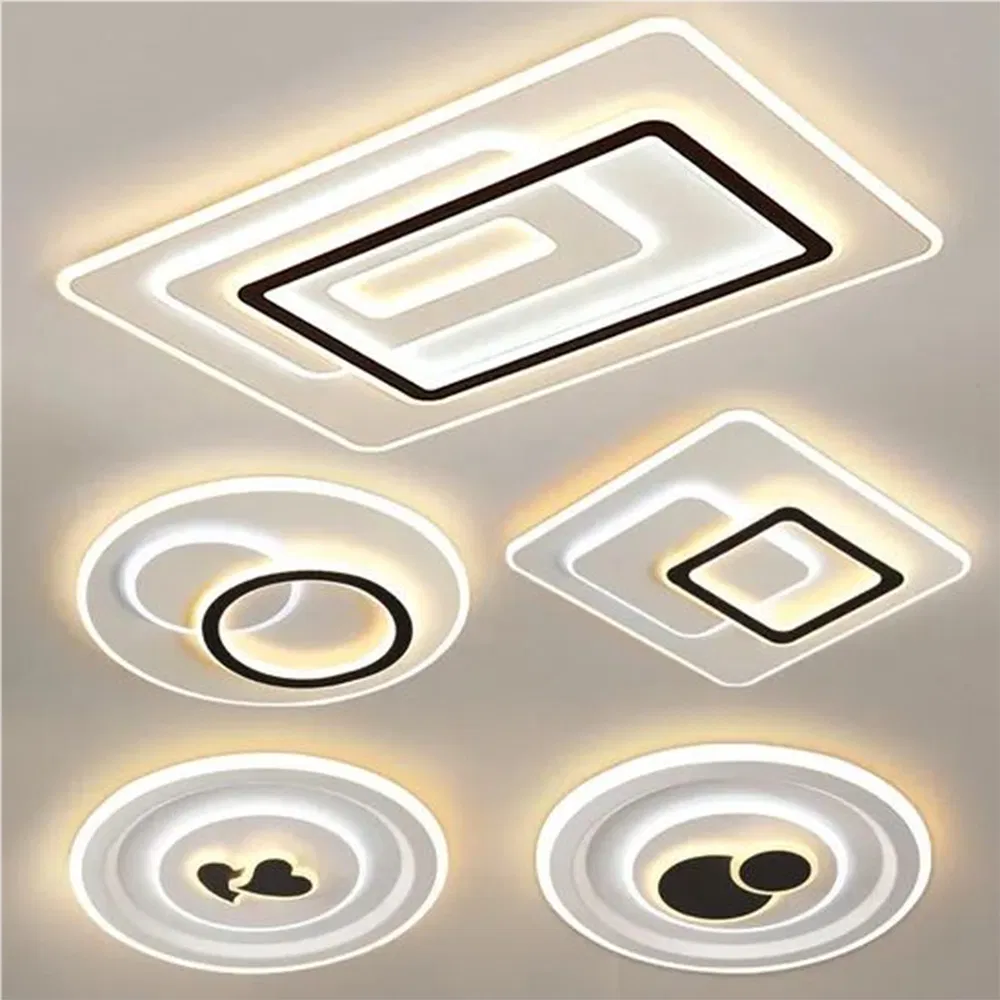 Nordic Simple Corridor Ceiling Lights Living Room Bedroom Dimmable LED Ceiling Light Round Square Rectangle Ceiling Lamp
