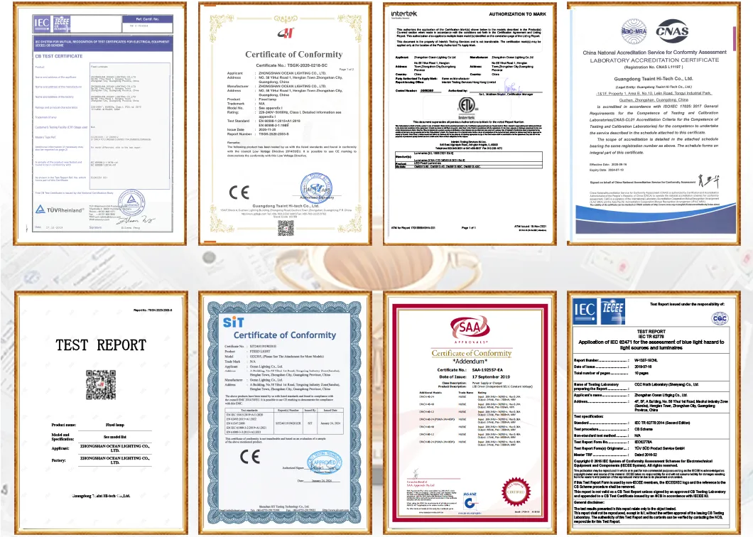 Certifications