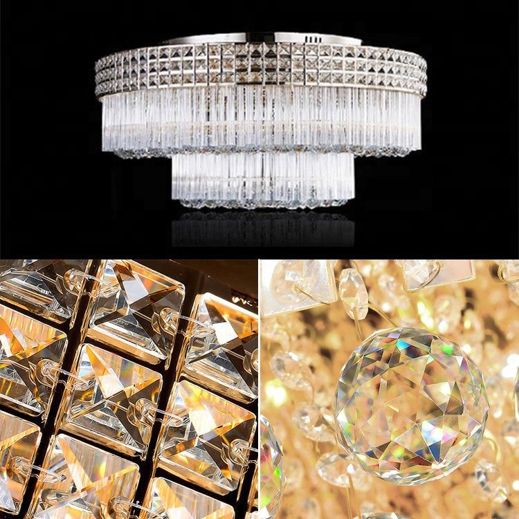 Oceanlighting Luxury Large Crystal Ceiling Lamp for Home Decoration