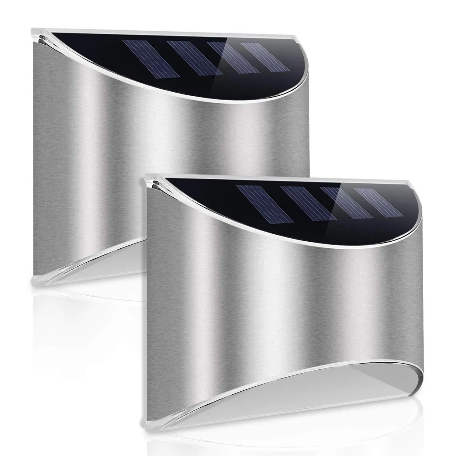 Stainless Steel Step Light Solar Garden Decorative Wall Lamp