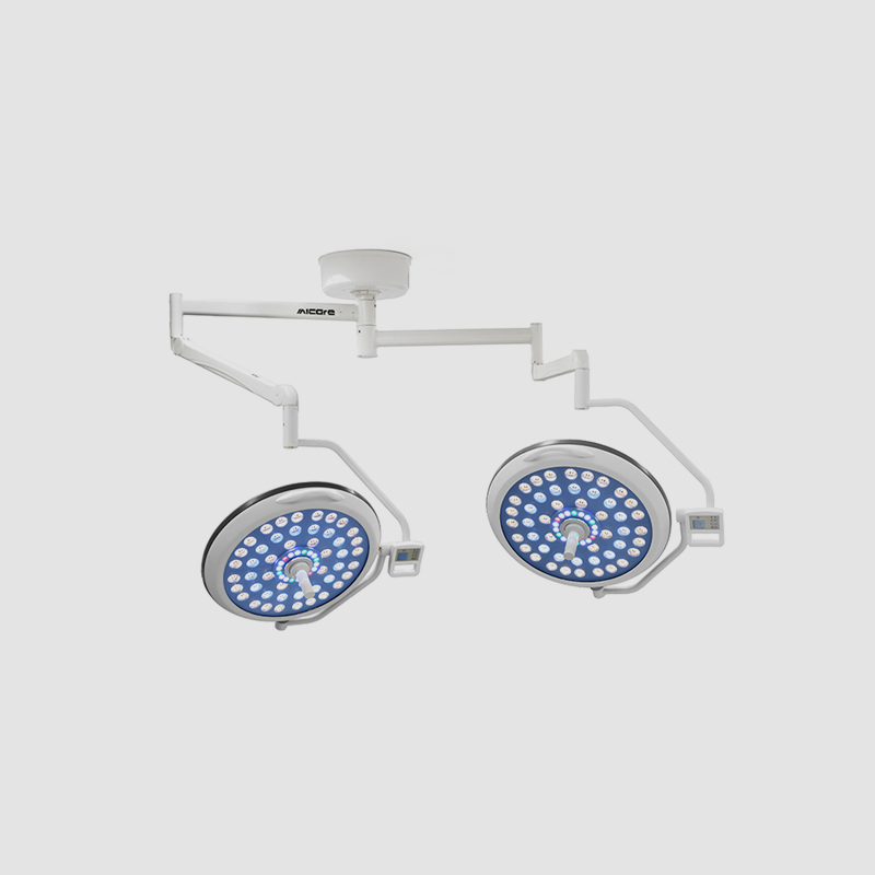 E700/700 LED Surgical Operating Light Ceiling Mounted Double Dome 120000 Lux Shadowless Lamp for Hospital