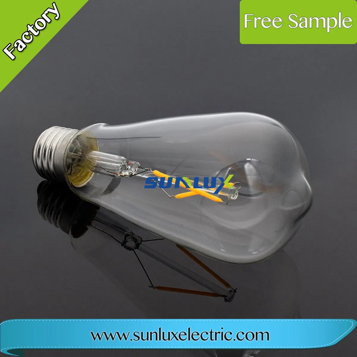 Vintage Retro Edison E27 4W 8W LED Filament Light Bulb St64 Globe Lamp