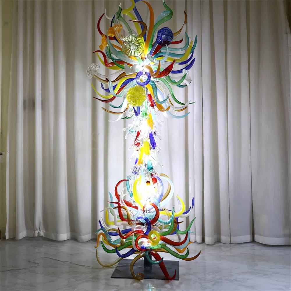 Blown Glass Floor Lamp 1