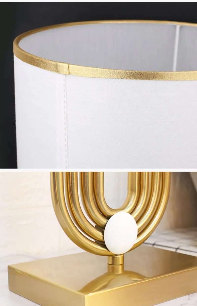 Modern Lantern Table Lamp Details 1