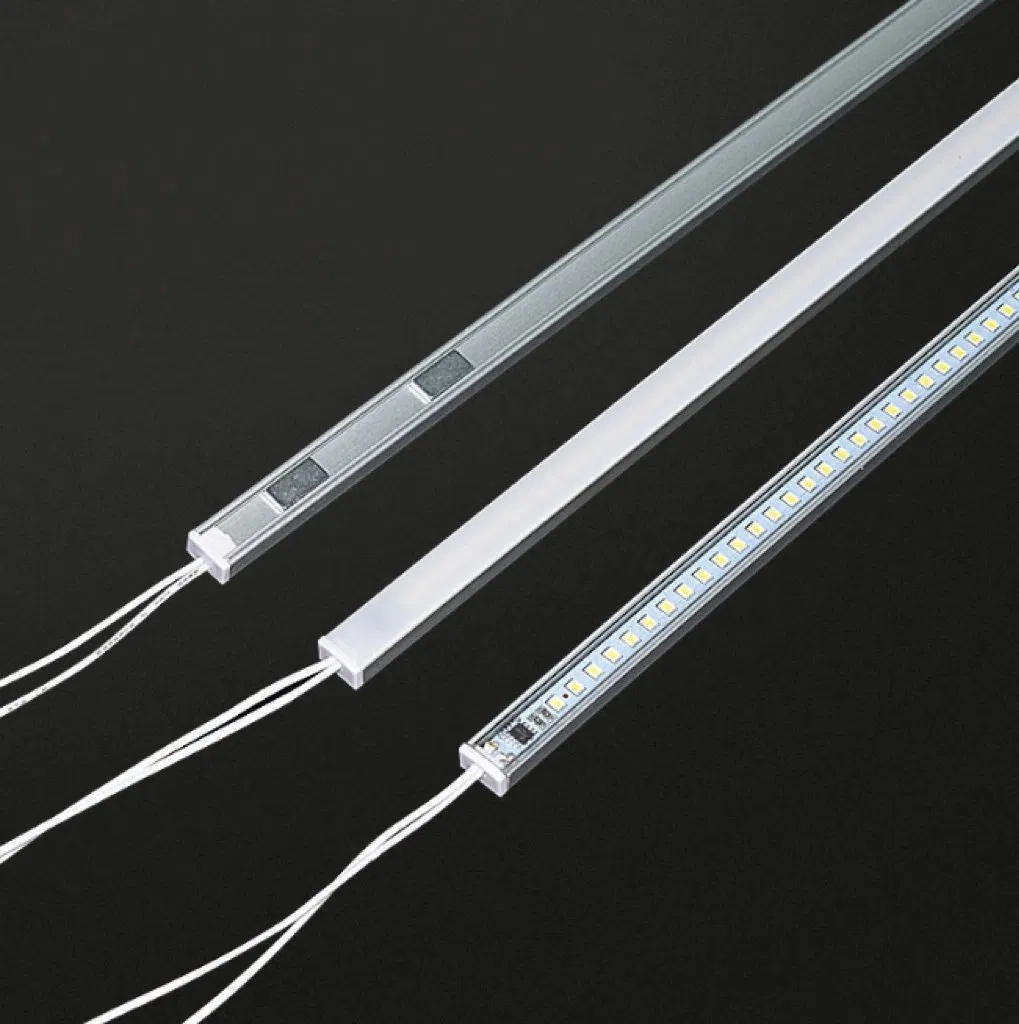 Commercial LED Flat Magnetic Track Shelf Cabinet Linear Light Bookstore Lighting