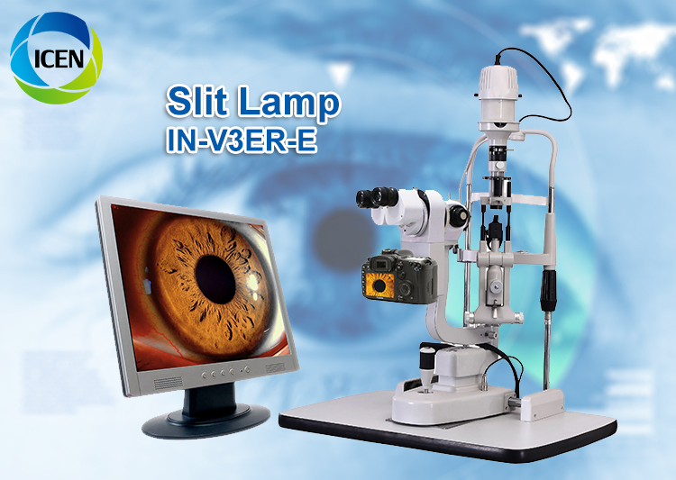 in-V3er-E Ophthalmic Equipment LED 5 Step Digital Slit Lamp Biomicroscope Price