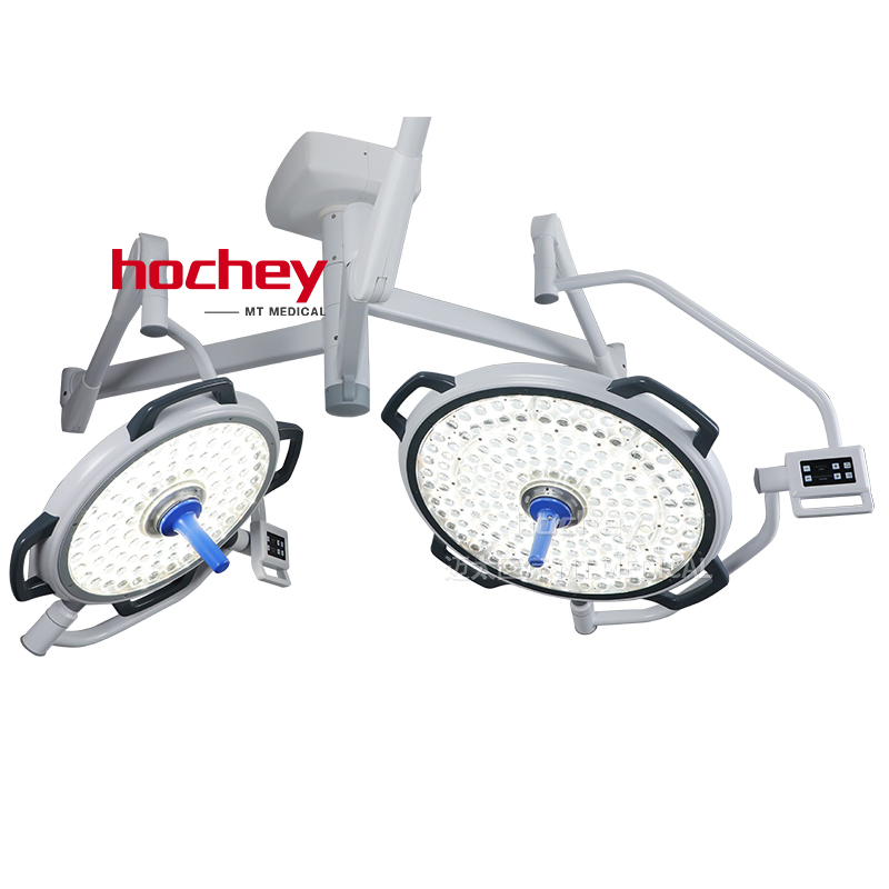 Hospital Surgical Room Double Dome Operation Ceiling Shadowless Lamp