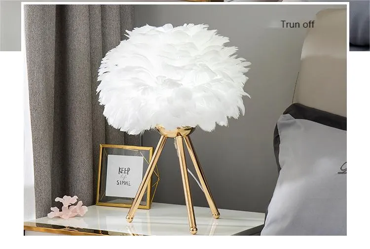 Feather Table Lamp 4