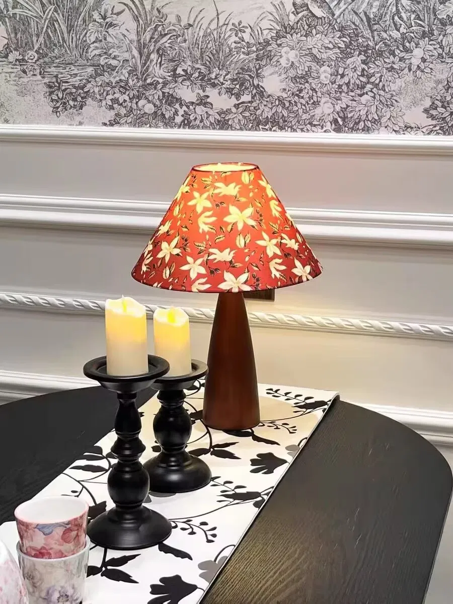 Solid Wooden Table Lamp