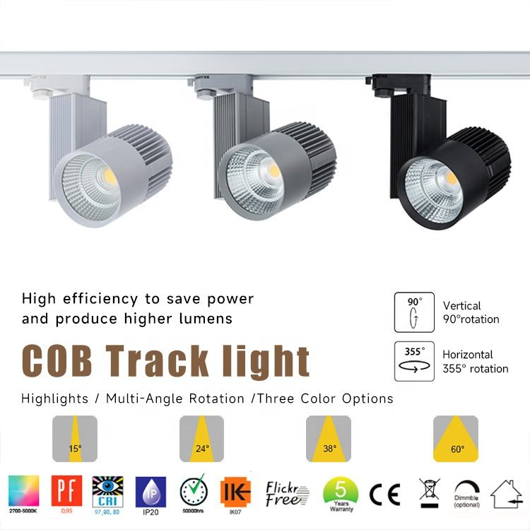 Adjustable LED Spotlight Track Lighting for Versatile Home Use