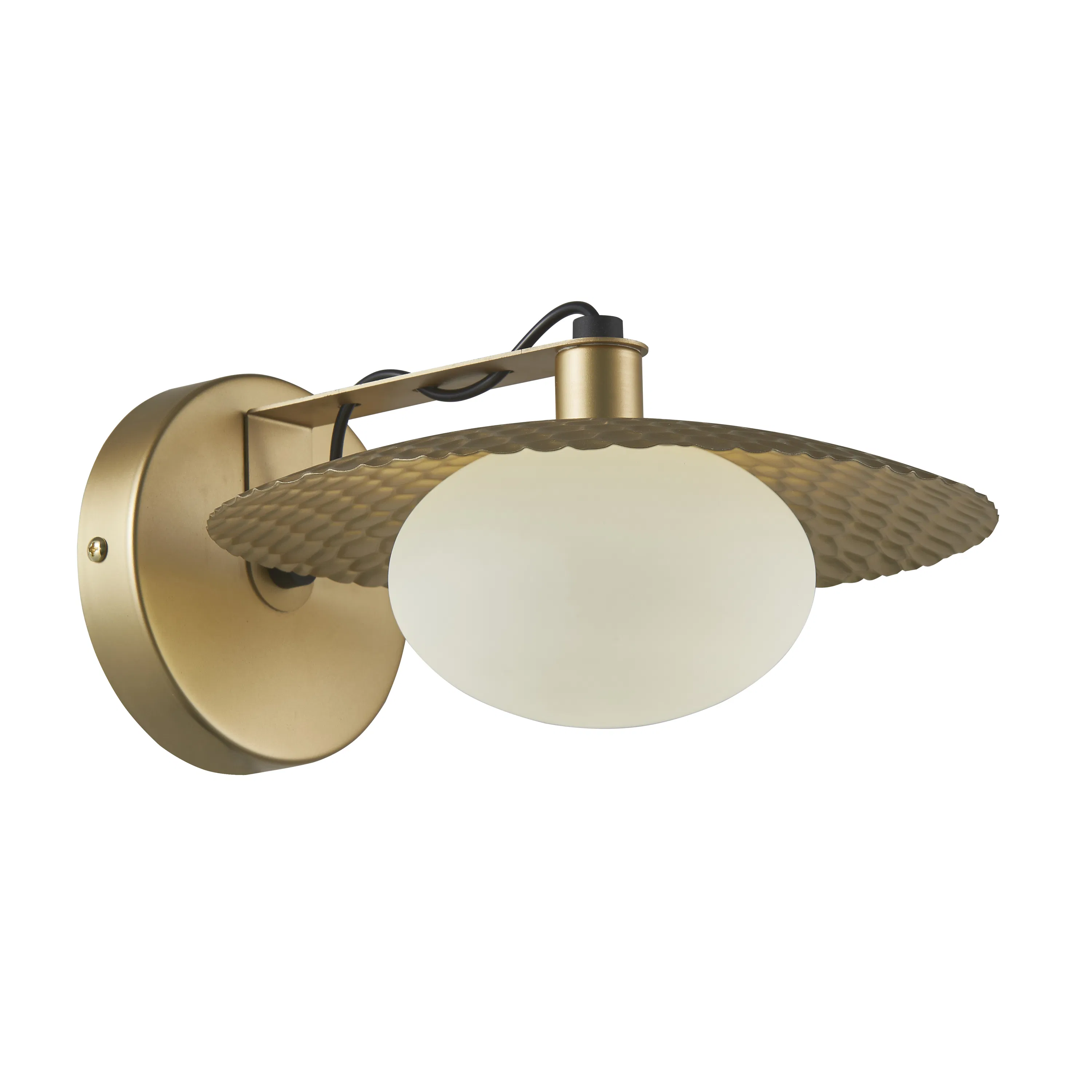 Contemporary LED Wall Lamp with Modern Glass Design for Home