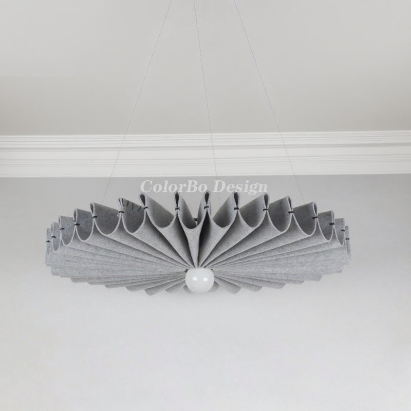 Modern Felt Ceiling Light Lamp Shade with Sound Absorbing Noise Reduction
