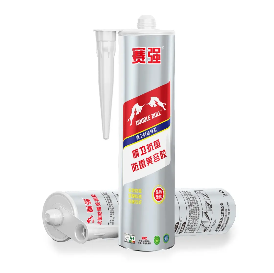 China Suppliers Factory Kitchen and Bathroom Antibacterial Mold Proof Beauty Adhesive - 300ml Silicone Glass Adhesive