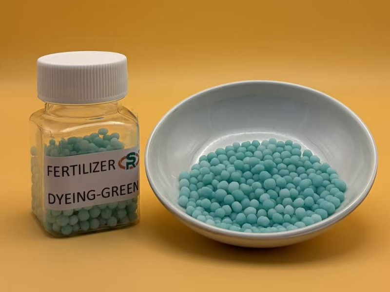 Green dye display 1