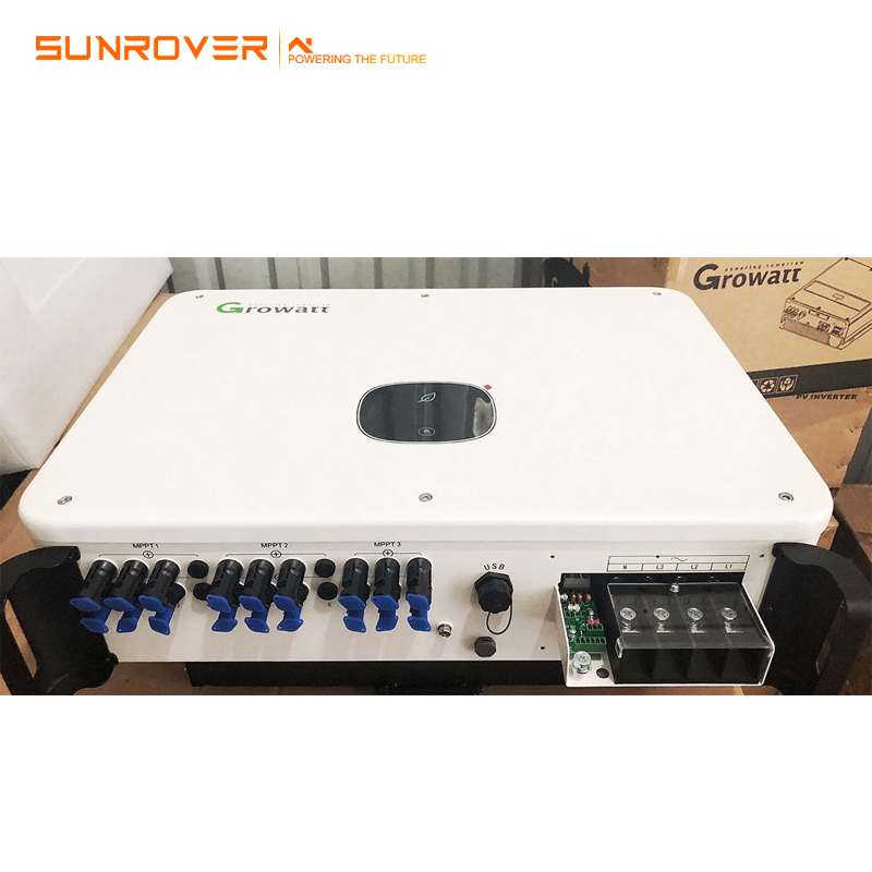 Growatt on Grid Solar Inverter 50kw 80kw Grid Tie Inverter Three Phase Max 50-80ktl3-LV Commercial Inverters