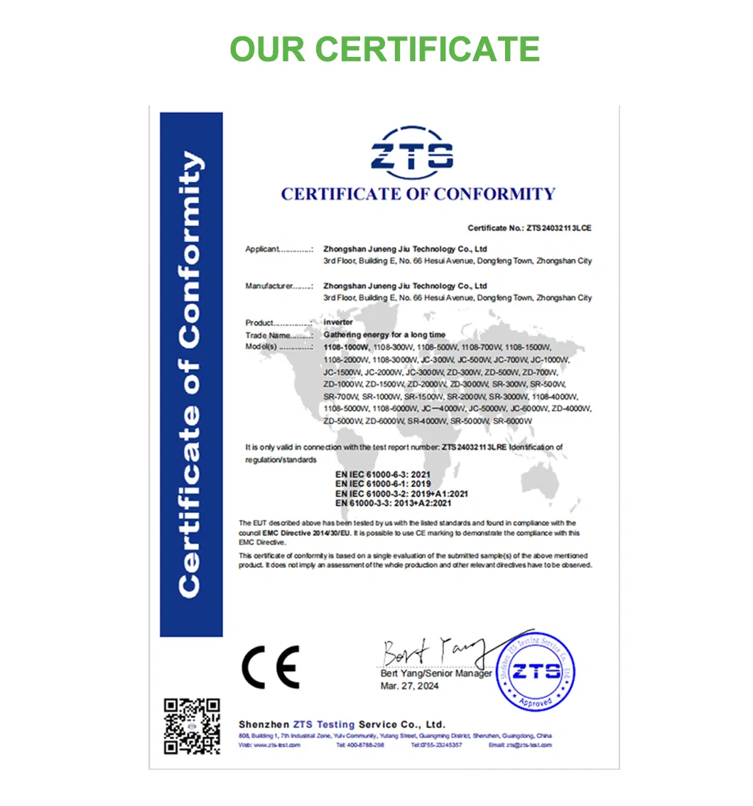 Product Certifications