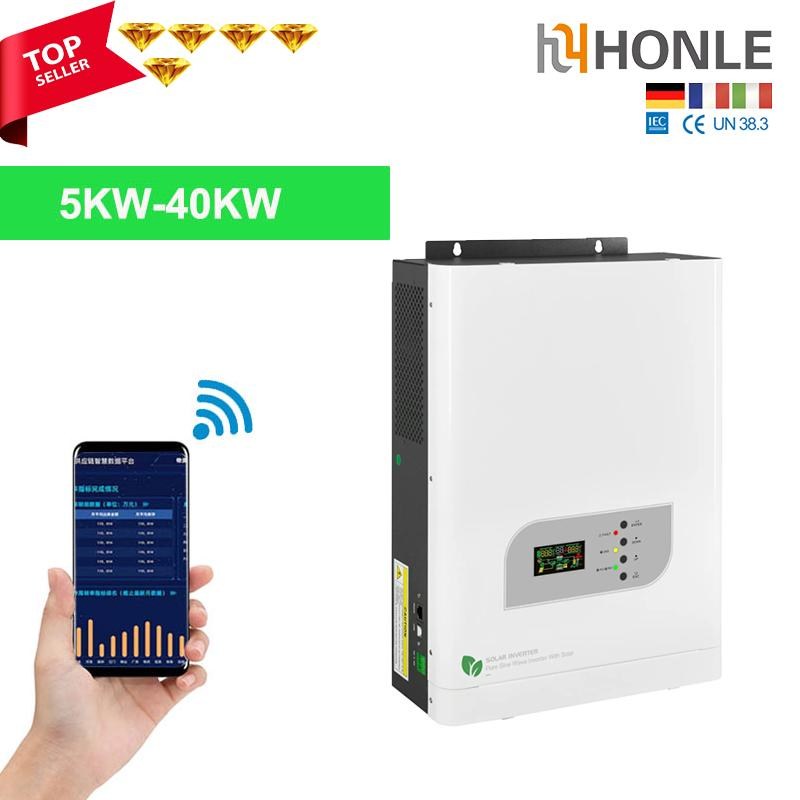 2026 Solar Inverters 5kw 6kw 8kw 10kw Hybrid Photovoltaic Inverter on off-Grid 3 Phase Hybrid PV Inverter