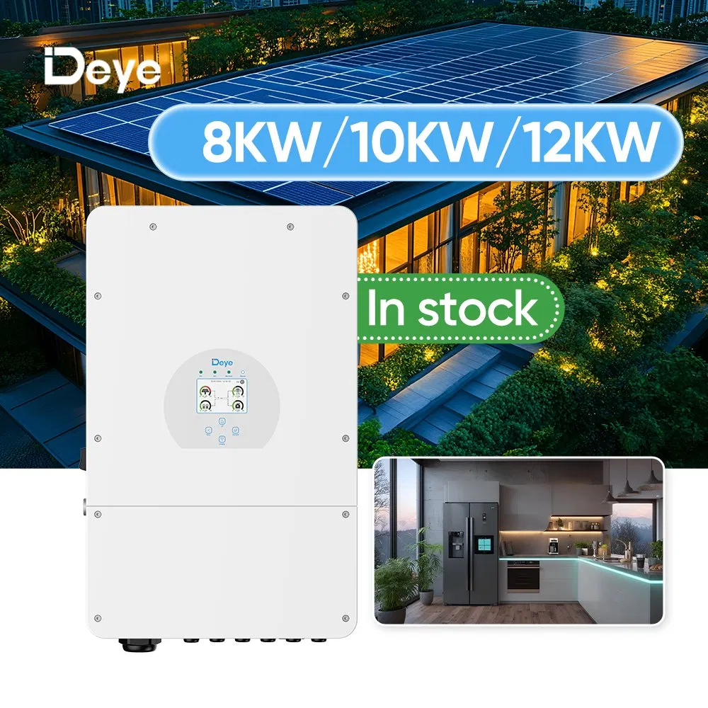Deye Solar Pv Home Inverter Three Phase 5kW 8kW 10kW 48V Energy Hybrid Solar Inverter