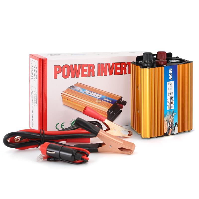 Digital Power Supply Portable 12V Modified Sine 500W Power Inverter