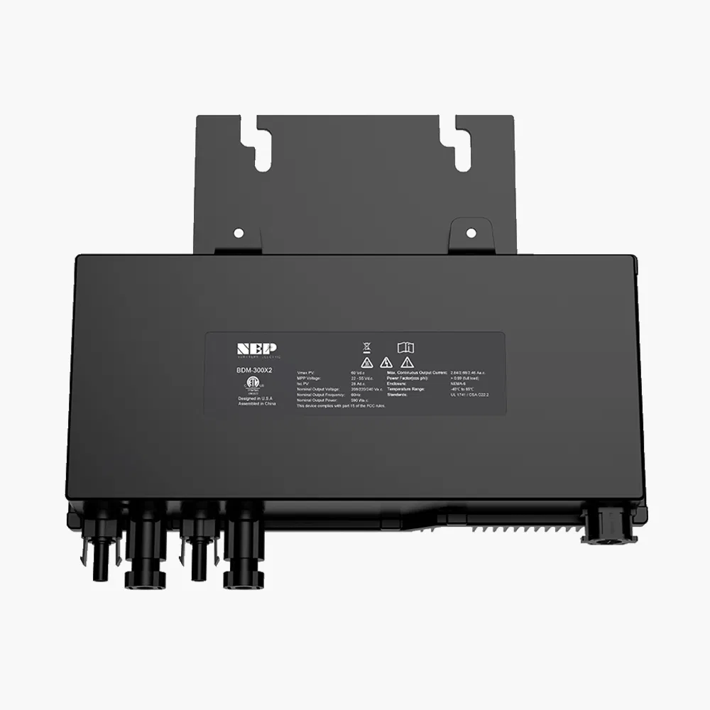 Nep 600W Micro Inverter Bdm-600 Gtb 600 Watt MPPT Mono Solar PV Panel Grid Tie Microinverters