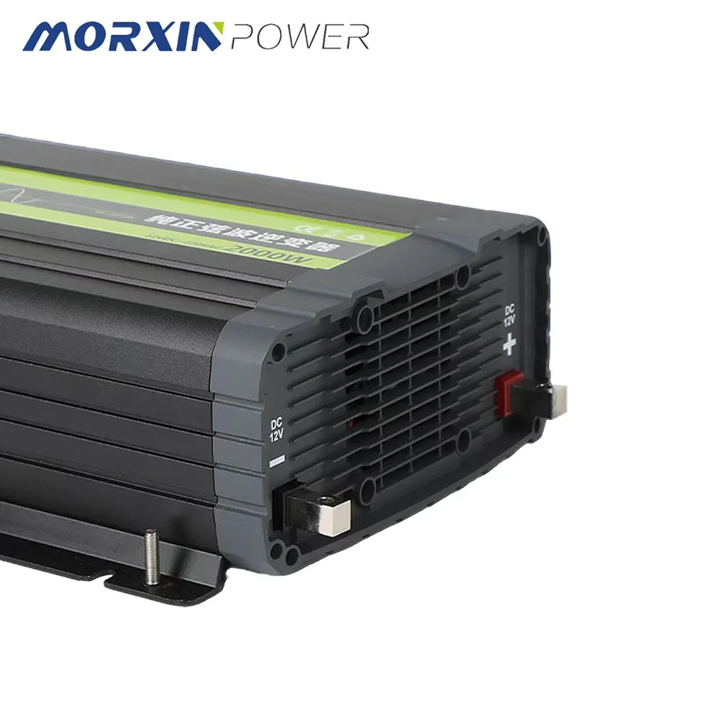 Morxin 12V 2000W off-Grid Emergency Pure Sine Wave Charger with by Pass Car Power Inverter
