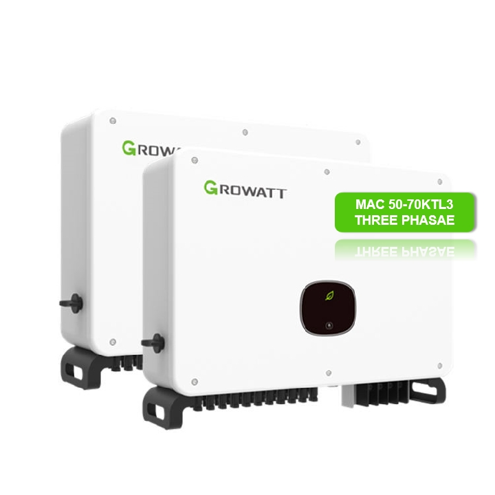 Growatt Mac 50ktl3-X Mv Three Phase 50kw on Grid Commercial Solar Inverter