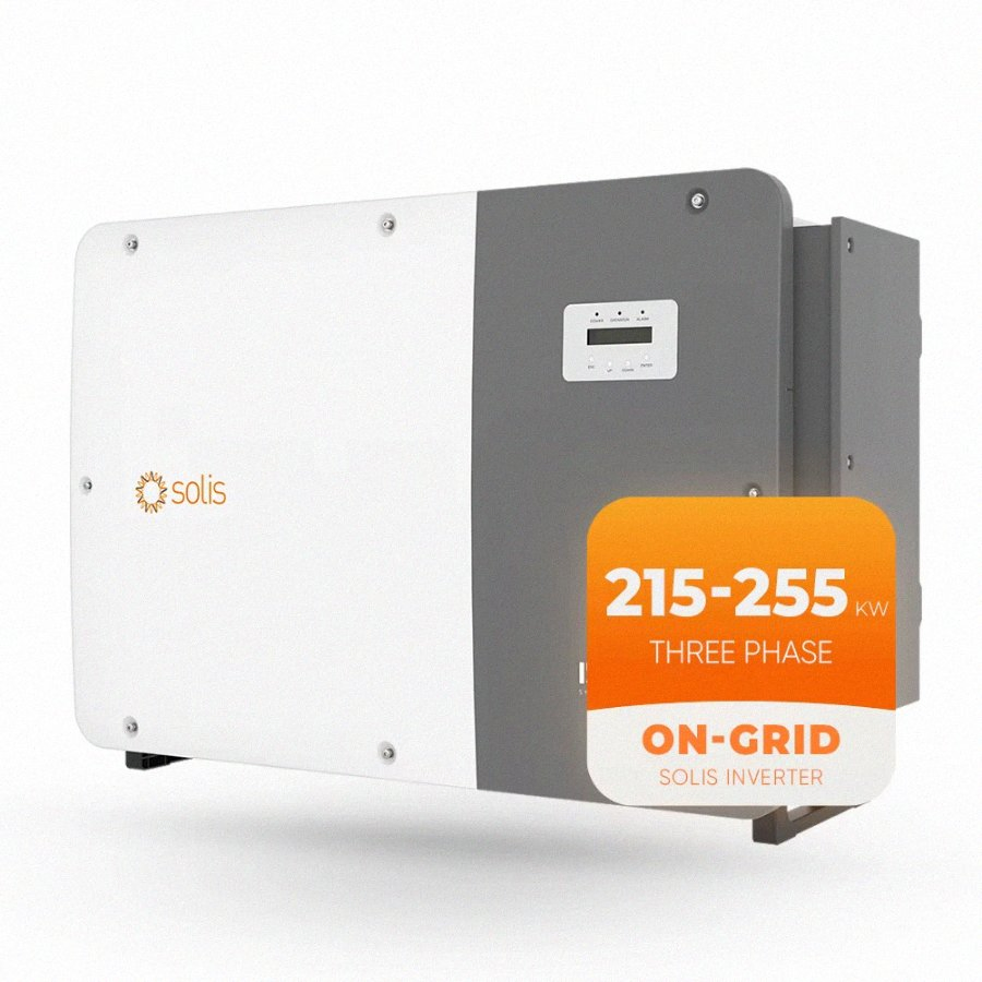 Solis Sine Wave Inverter Three Phase Grid Tied Inverters 215 - 255kVA 1100V Max PV Input High Quality for High Power Solar Panels