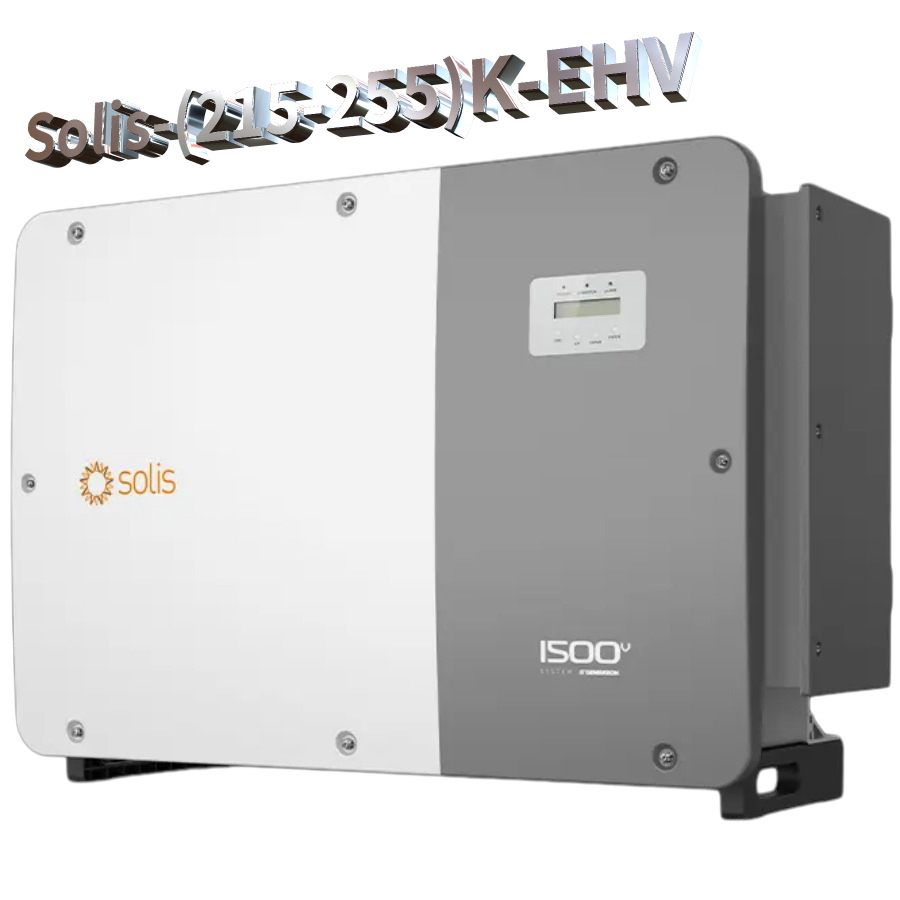 Solis Sine Wave Inverter Three Phase Grid Tied Inverters 215 - 255kVA 1100V Max PV Input High Quality for High Power Solar Panels
