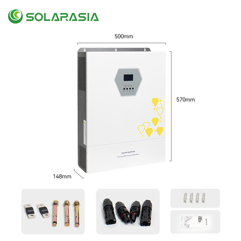High Frequency Solarasia off Grid Solar Inverter Gd11048mhb 5kw 6kw 8kw 10kw Solar Inverter off Grid Solar Inverter Pure Sine Wave Inverter in Stock for System