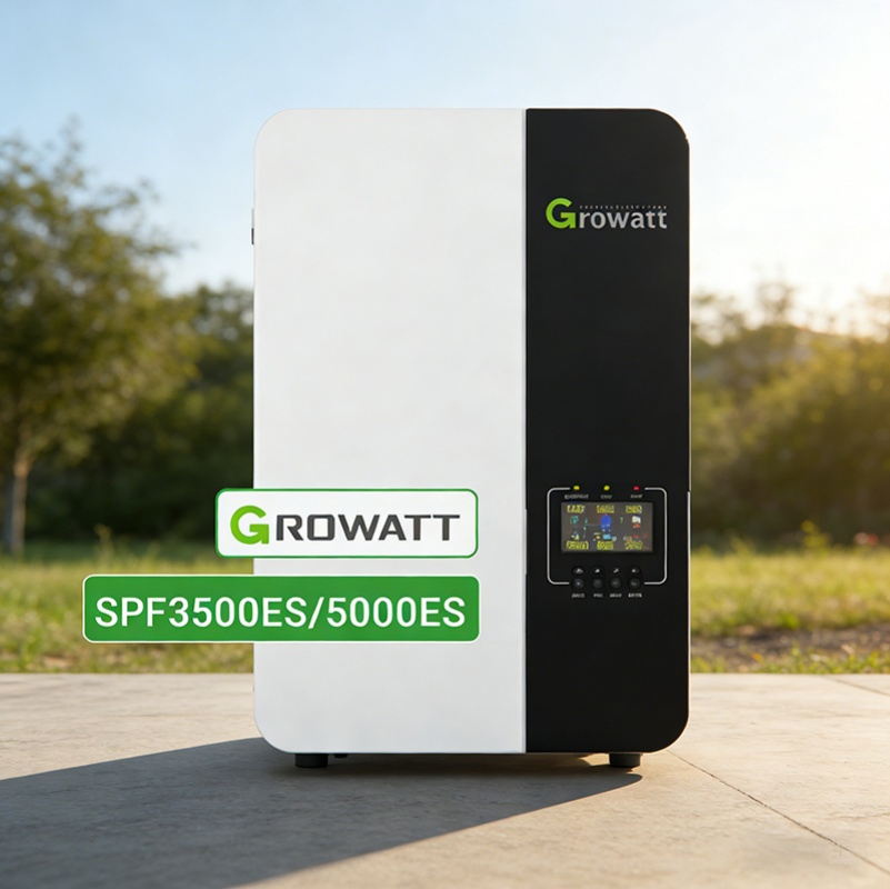 Ready to Ship Growatt Solar Inverter SPF5000es off-Grid Tie Inverter 5kw Power Energy Storage Inverter with WiFi for Solar Power System