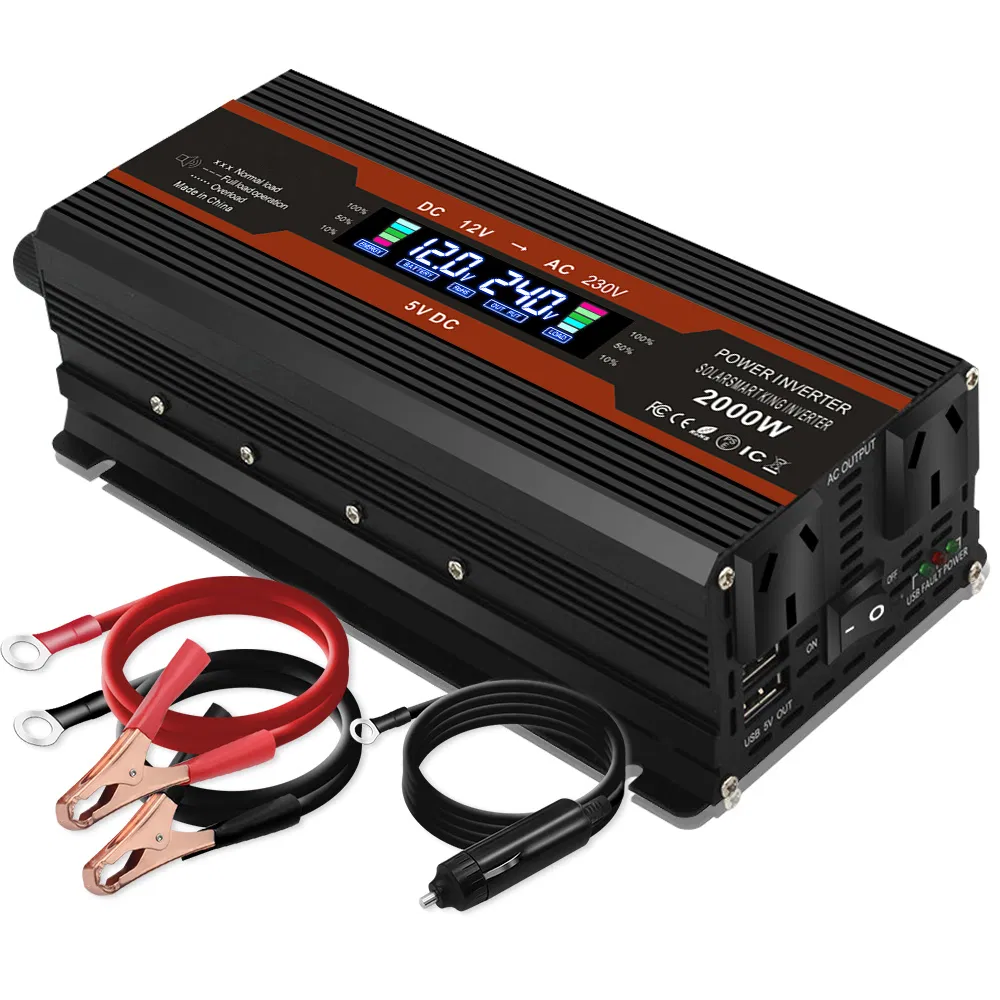 Power Inverters 12V to 220V 230V 240V 800W 1600W 2000W 3000W Modified Sine Wave Inverter