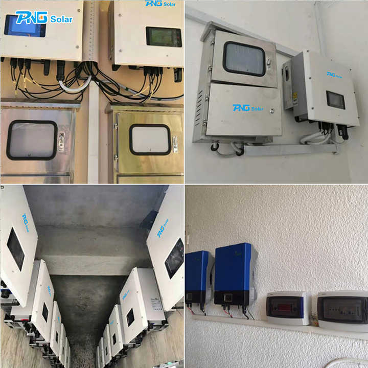 4kw 5kw 6kw 8kw 10kw 12kw DC / AC Solar System Grid Tie Inverters with MPPT Controller Pure Sine Wave Hybrid Inverter