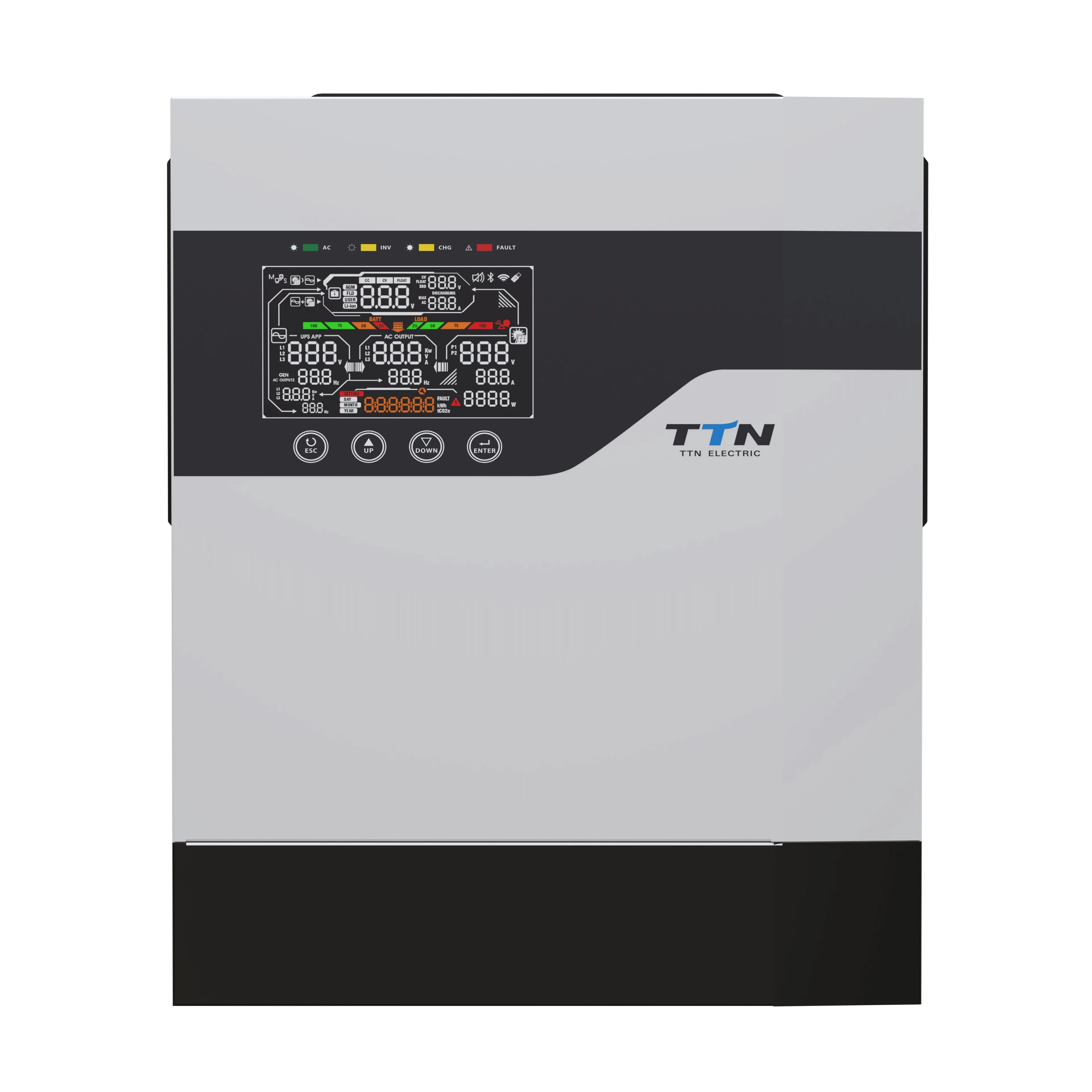 2V 1kw Portable Solar Power Hybrid Inverter