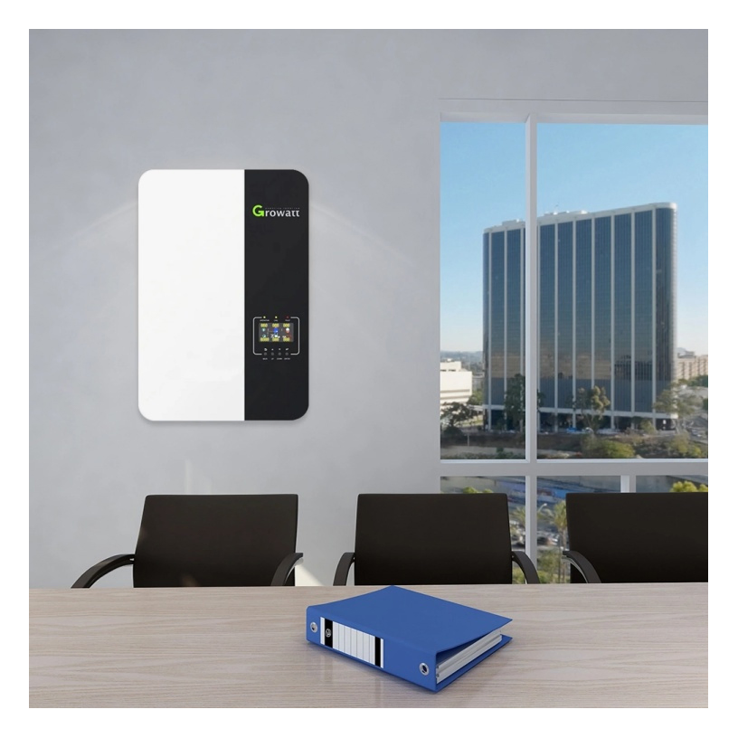 Growatt Solar Inverter SPF3500es 5000es MPPT on off Grid Solar Inverter 3000W 13.5kw 5kw 6kw Wholesale Price Hybrid Solar Inverter for Home