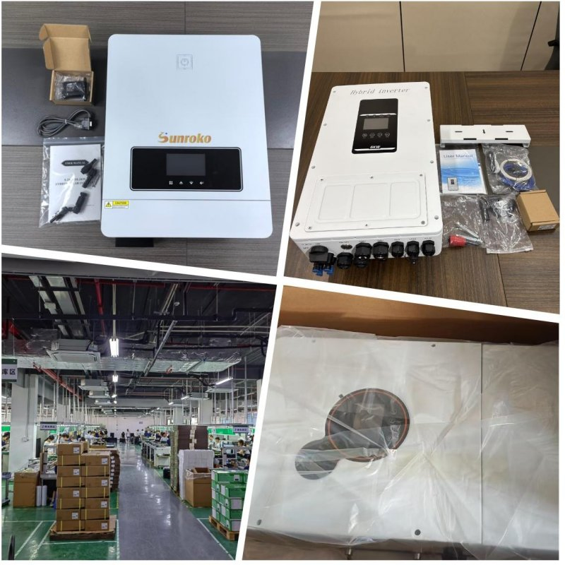 Sunroko Three Phase Grid-Tied Solar Inverter 5kw 10kw 20kw 30kw DC to AC Solar Power Inverter for Commercial