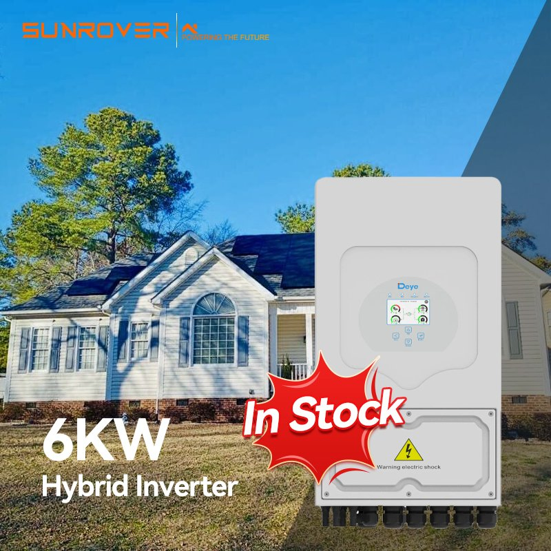 Deye Hybrid Single Phase Solar Inverter 5kw 6kw 8kw Sun-6K-Sg05lp1-EU DC/AC Inverter for Home Use