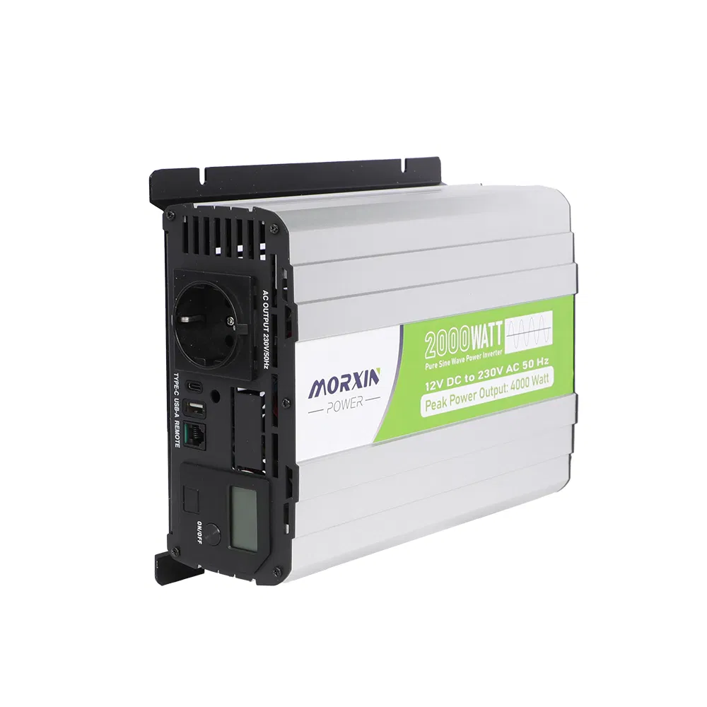 2000W 12V/24V RV Portable Customized Truck Pure Sine Wave Car Power Inverter