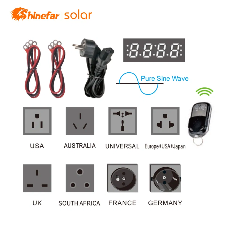 800W Modified Sine Wave 24V 48V off Grid Hybrid Solar Inverter
