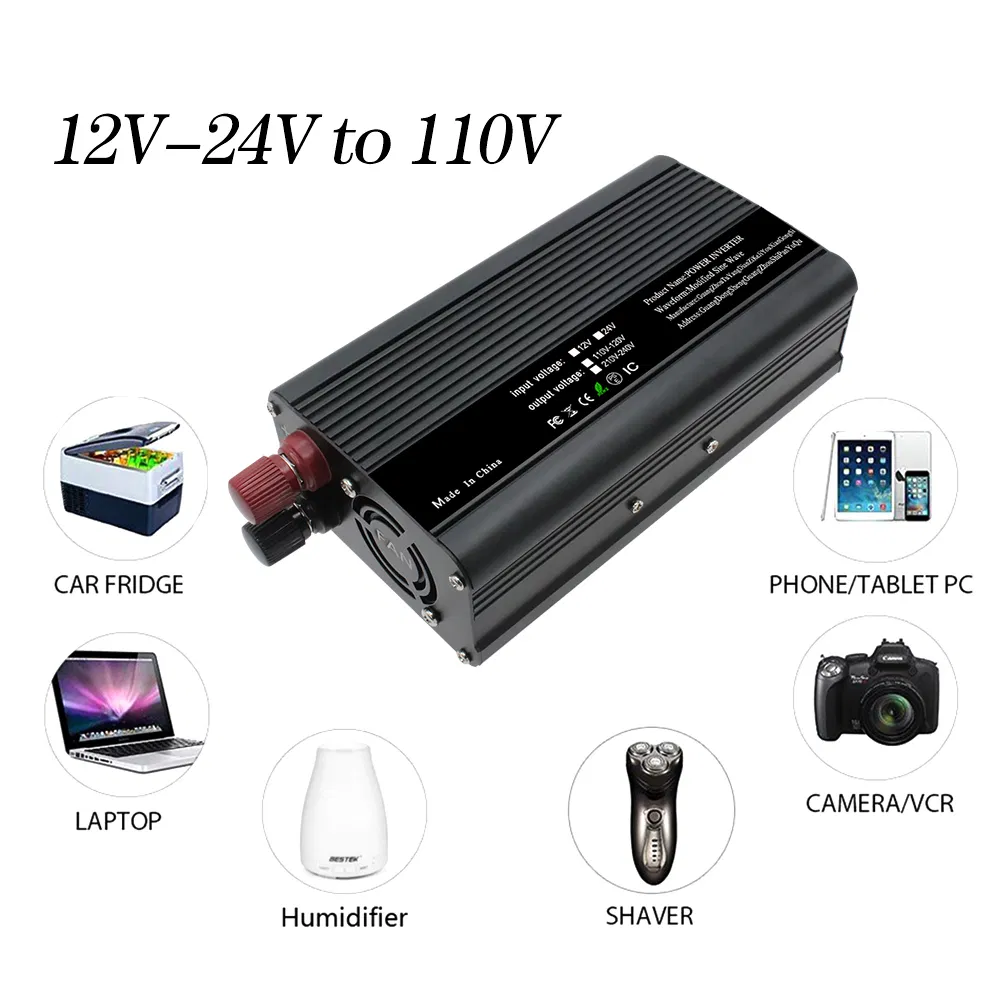 500W 1500W 12V DC 220V AC Modified Sine Wave Inverter