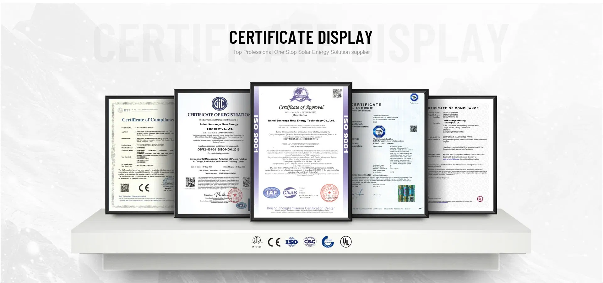 Solis Certifications