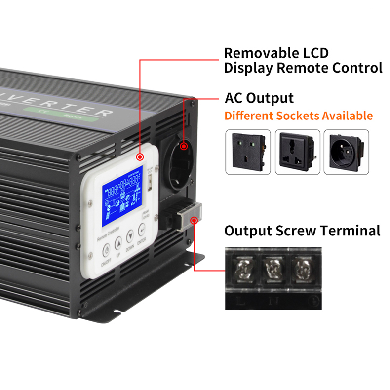 3000 Watt 48V off Grid High Frequency Pure Sine Wave UPS Inverter Charger