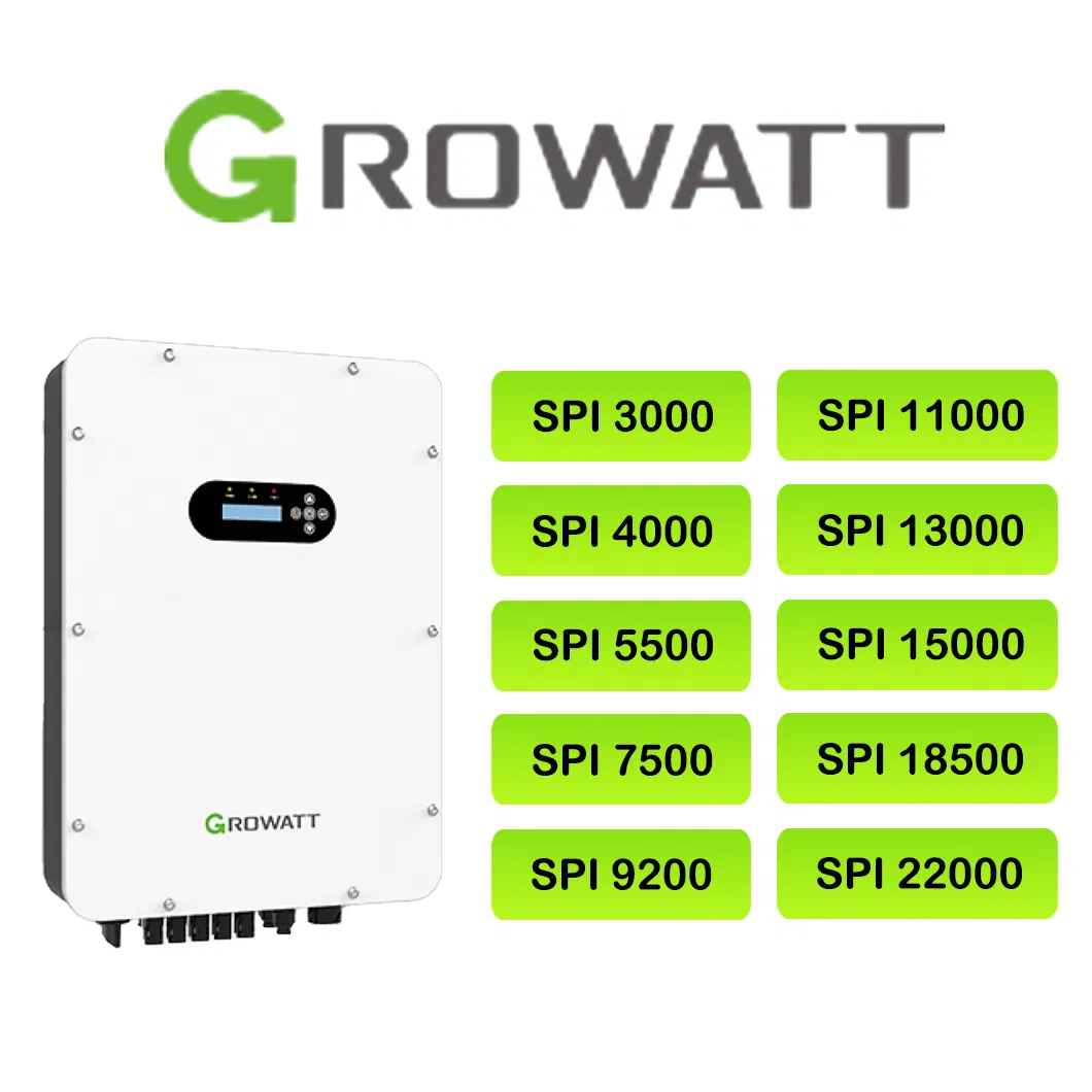 Growatt Spi 3000-22000 3-22kw Three Phase Solar Pump Inverter off-Grid Storage Inverter for Home Solar Energy Power System