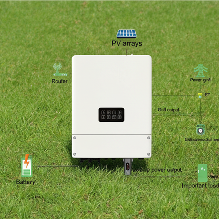 Jinan 12kw Hybrid Solar Grid Tie Inverter for on/off Solar Power