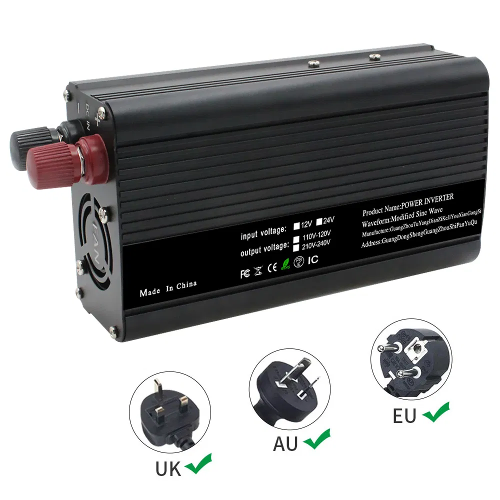 500W 1500W 12V DC 220V AC Modified Sine Wave Inverter